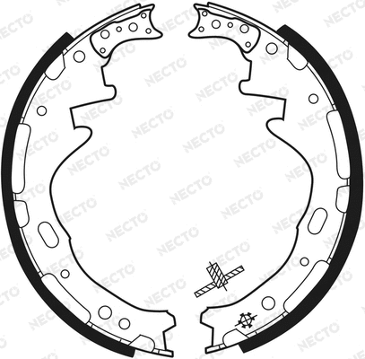 Brake Shoe Set (N1592)