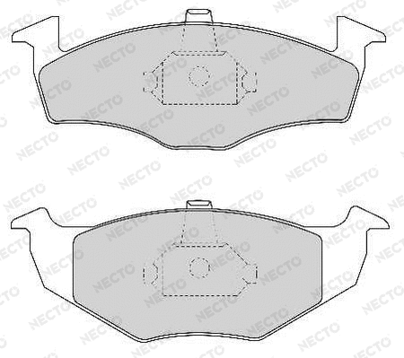 Brake Pad Set, disc brake (FD6689A)