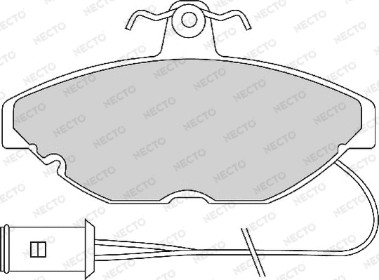 Brake Pad Set, disc brake (FD2024A)