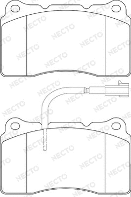Brake Pad Set, disc brake (FD7200A)