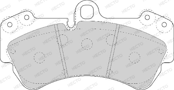 Brake Pad Set, disc brake (FD7068A)