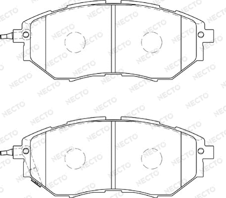 Brake Pad Set, disc brake (FD7307A)