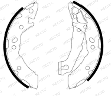 Brake Shoe Set (N1678)