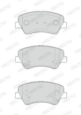 Brake Pad Set, disc brake (FD7609A)