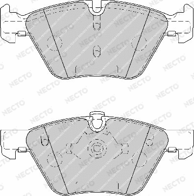 Brake Pad Set, disc brake (FD7180A)