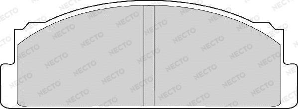Brake Pad Set, disc brake (FD607A)
