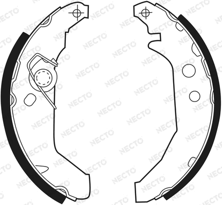 Brake Shoe Set (N1365)