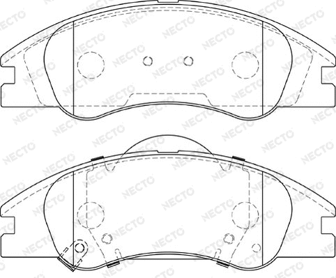 Brake Pad Set, disc brake (FD7362A)