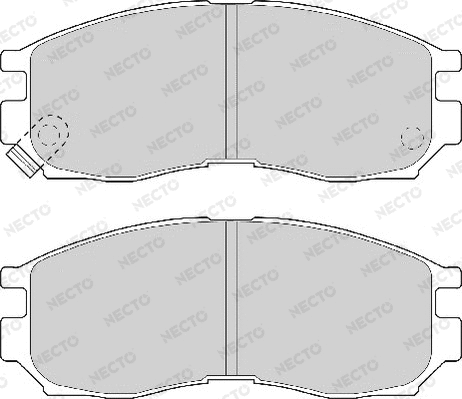 Brake Pad Set, disc brake (FD6574A)