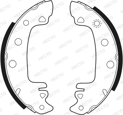 Brake Shoe Set (N1167)
