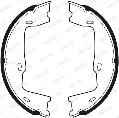 Brake Shoe Set, parking brake (N1565)
