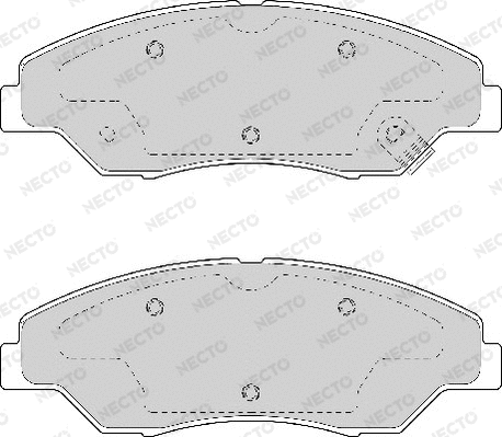 Brake Pad Set, disc brake (FD6980A)