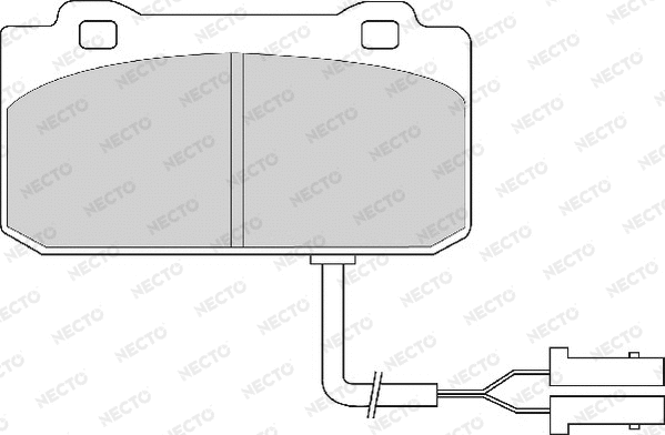 Brake Pad Set, disc brake (FD4164A)