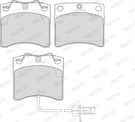 Brake Pad Set, disc brake (FD6941V)