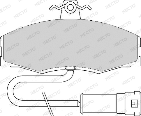 Brake Pad Set, disc brake (FD215A)