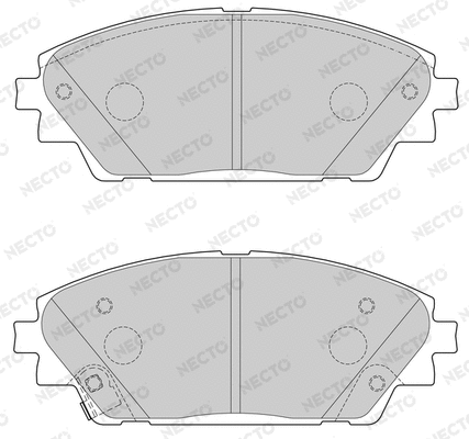 Brake Pad Set, disc brake (FD7626A)