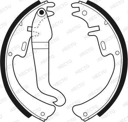 Brake Shoe Set (N1047)