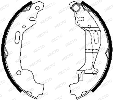 Brake Shoe Set (N1688)