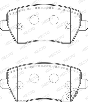 Brake Pad Set, disc brake (FD7356A)