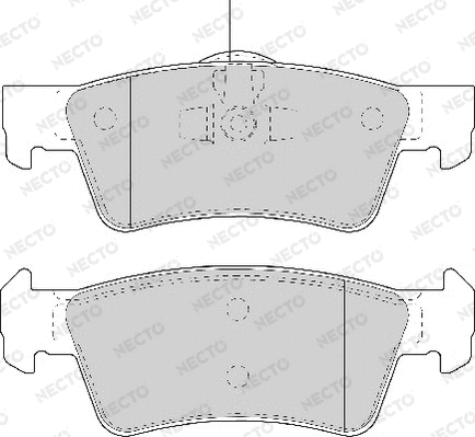 Brake Pad Set, disc brake (FD6900A)