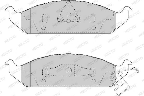 Brake Pad Set, disc brake (FD6972A)