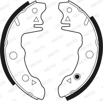 Brake Shoe Set (N1044)
