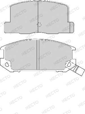 Brake Pad Set, disc brake (FD6343A)