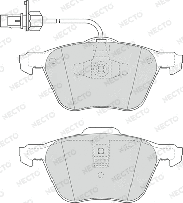 Brake Pad Set, disc brake (FD7015A)