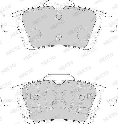 Brake Pad Set, disc brake (FD7132A)