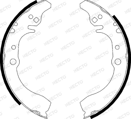 Brake Shoe Set (N1675)