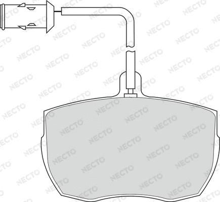 Brake Pad Set, disc brake (FD6130V)