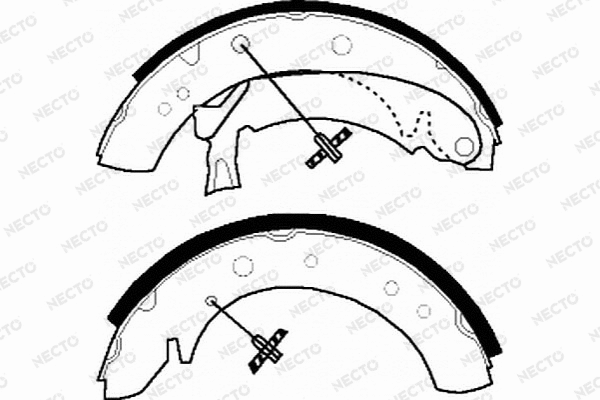 Brake Shoe Set (N1534)