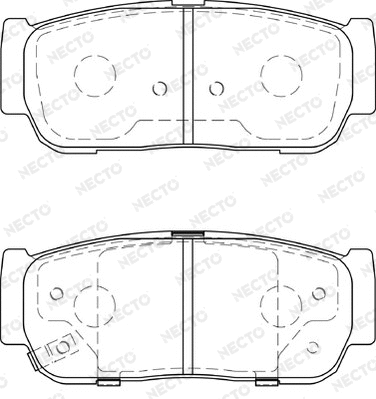 Brake Pad Set, disc brake (FD7320A)