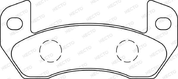Brake Pad Set, disc brake (FD7482A)