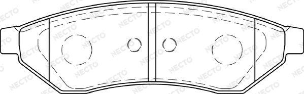 Brake Pad Set, disc brake (FD7309A)