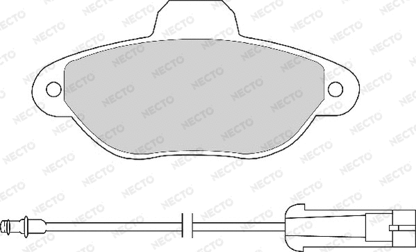 Brake Pad Set, disc brake (FD6504A)