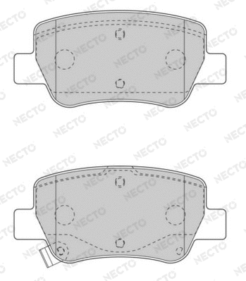 Brake Pad Set, disc brake (FD7550A)