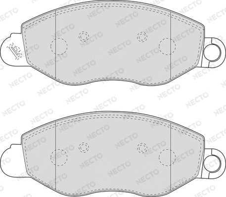 Brake Pad Set, disc brake (FD6901V)