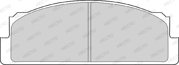 Brake Pad Set, disc brake (FD604A)