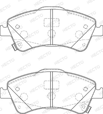 Brake Pad Set, disc brake (FD7343A)