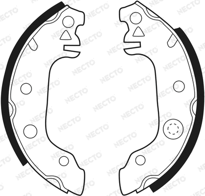 Brake Shoe Set (N1046)