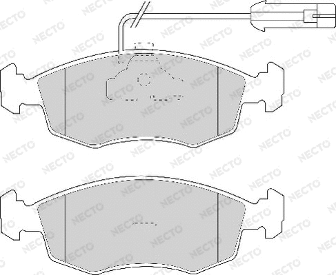 Brake Pad Set, disc brake (FD6765A)