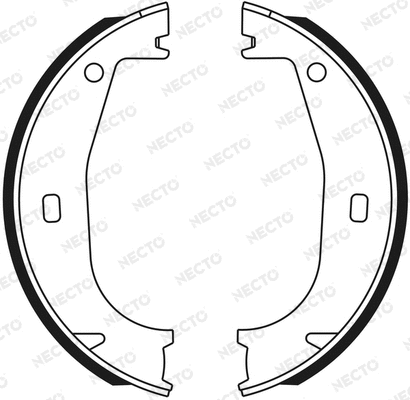 Brake Shoe Set, parking brake (N1544)
