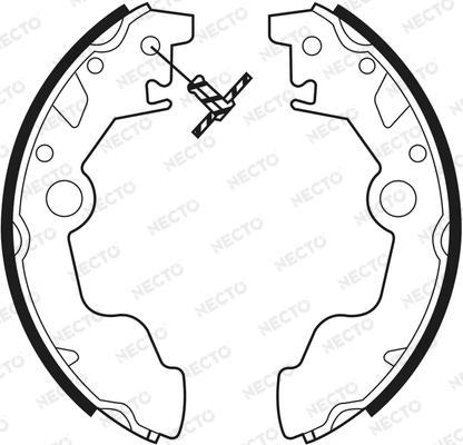 Brake Shoe Set (N1601)