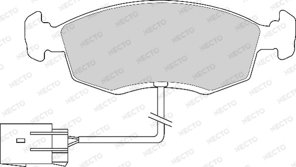 Brake Pad Set, disc brake (FD6581A)