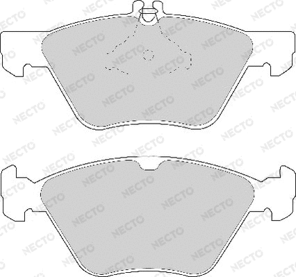 Brake Pad Set, disc brake (FD6757A)