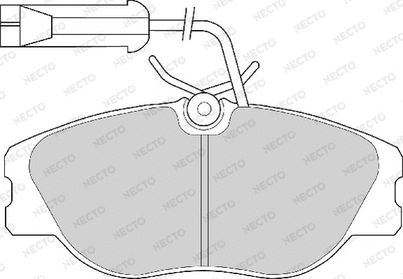 Brake Pad Set, disc brake (FD6471A)