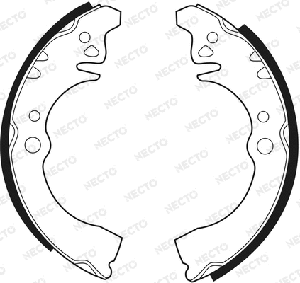 Brake Shoe Set (N1549)