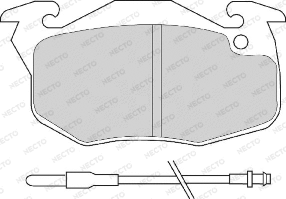 Brake Pad Set, disc brake (FD6319A)