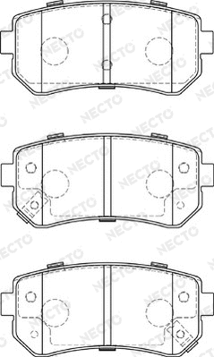 Brake Pad Set, disc brake (FD7290A)